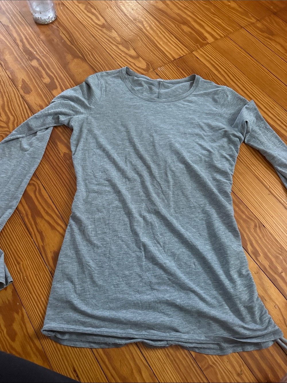 Women's Long Sleeve Crewneck lululemon Top - Gray
